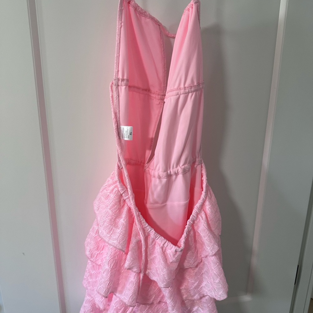Strawberry MilkMob Pink Ruffled Halter Dress - Picture 9 of 9